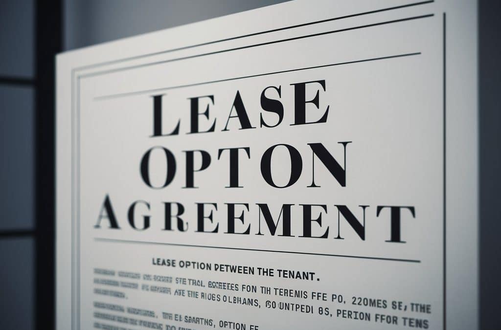 Exploring Lease Option Agreement for Home Ownership