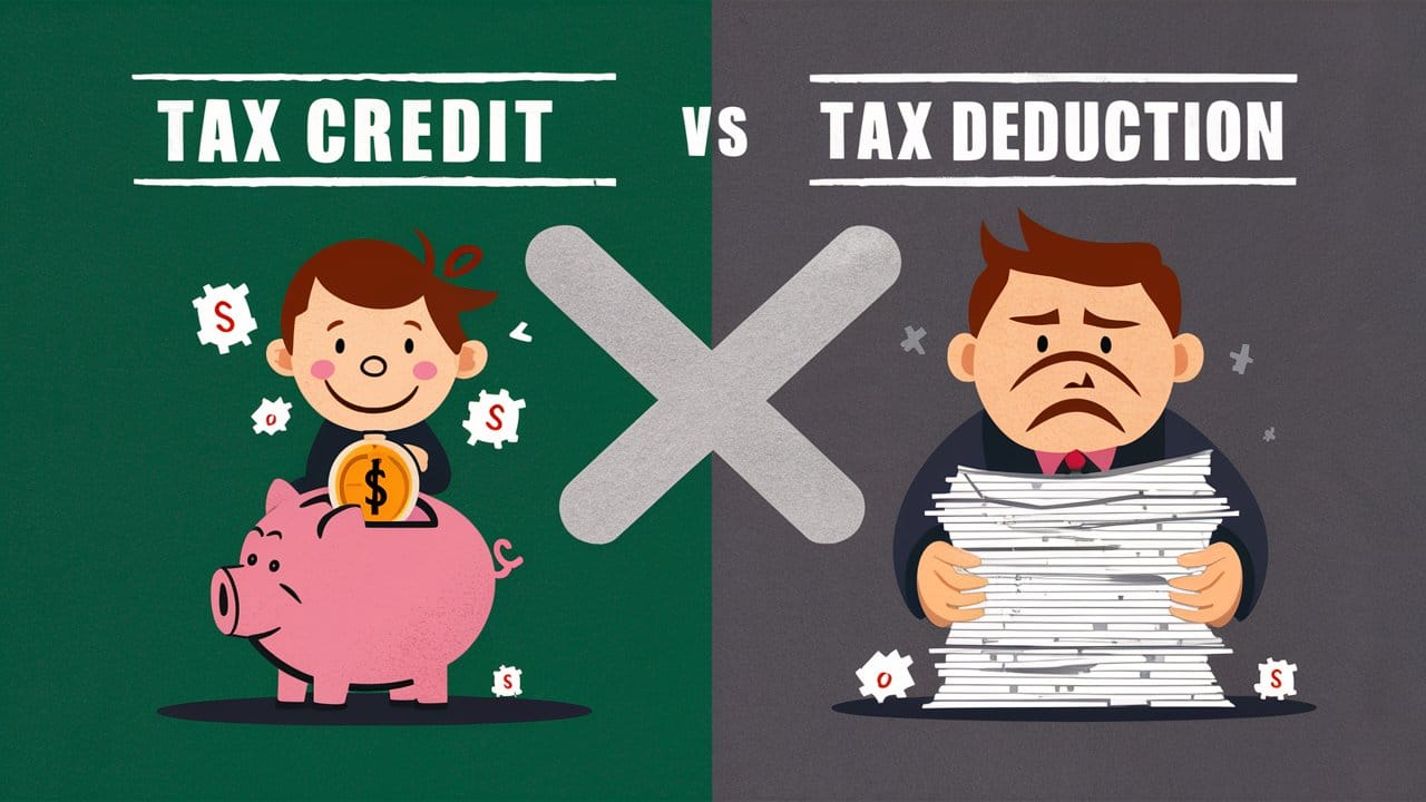 tax credit vs tax deduction